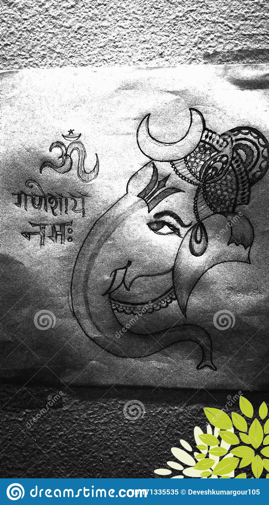 Detail Ganesh Pencil Sketch Nomer 44