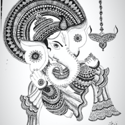 Detail Ganesh Sketch Drawing Nomer 27