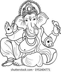 Detail Ganesha Clipart Nomer 10