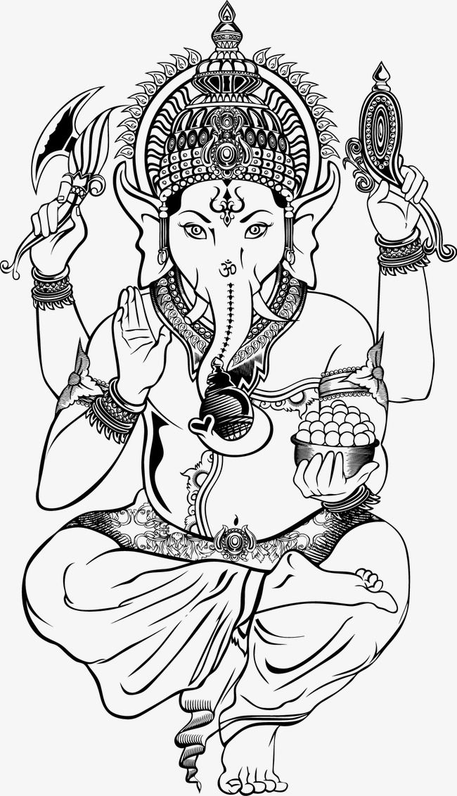 Detail Ganesha Vector Png Nomer 42