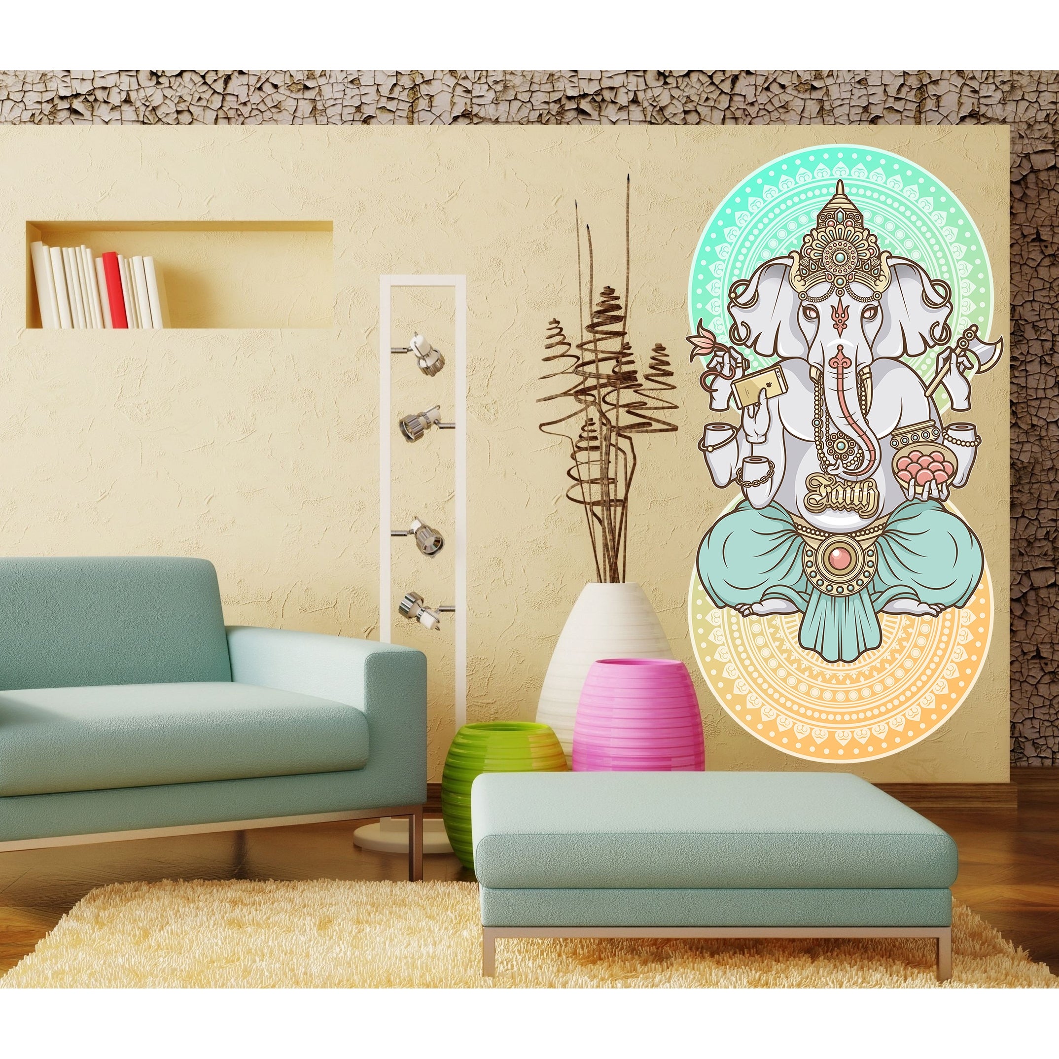 Detail Ganesha Wall Sticker Nomer 27