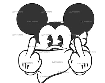 Detail Gangster Mickey Mouse Hand Drawings Nomer 9