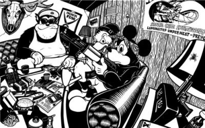 Detail Gangster Mickey Mouse Hand Drawings Nomer 35