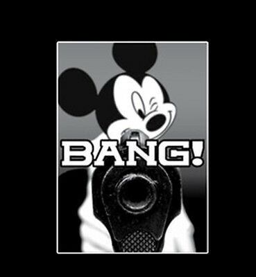 Detail Gangster Mickey Mouse With A Gun Nomer 4