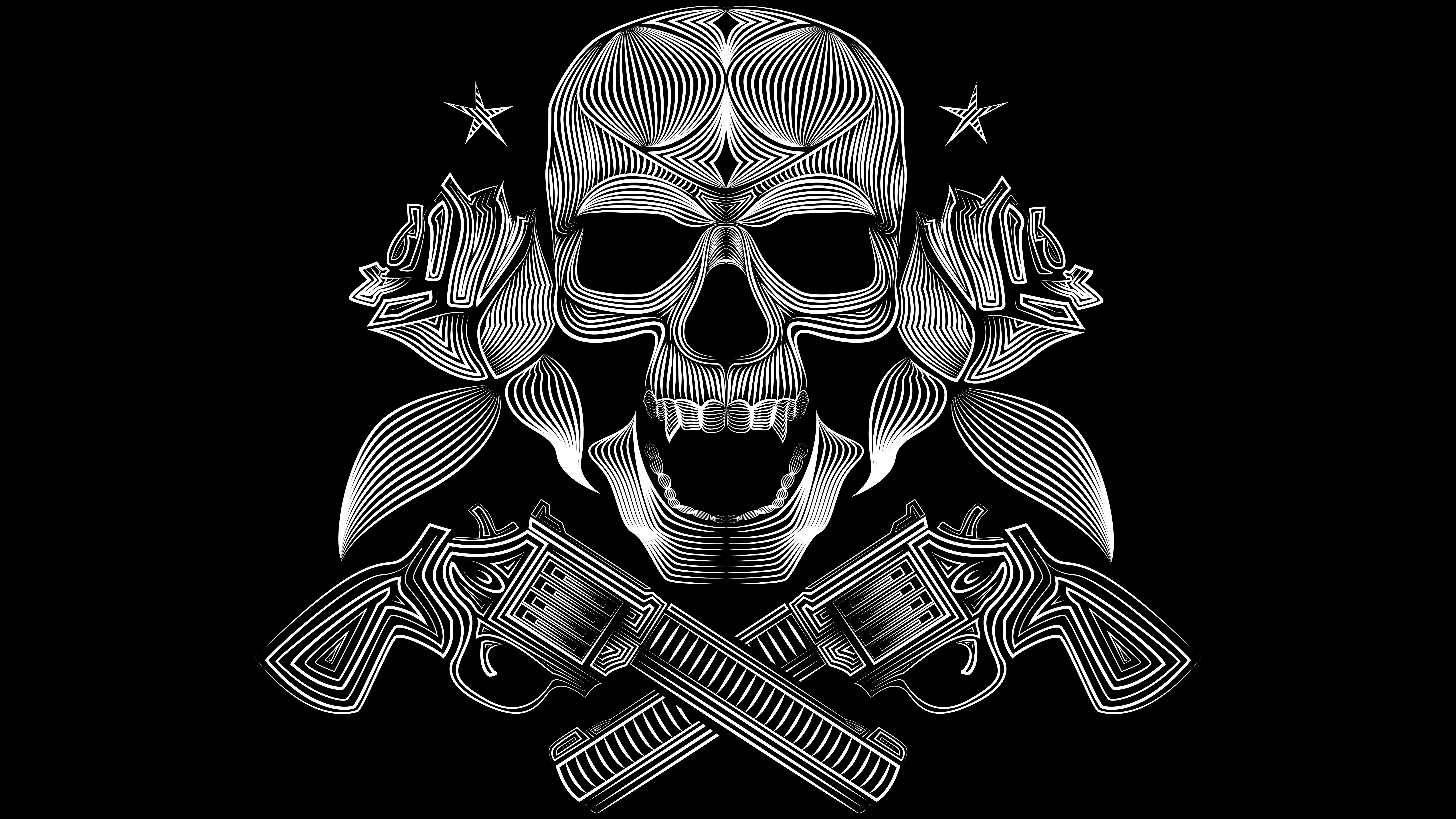 Detail Gangster Skull Wallpaper Nomer 13