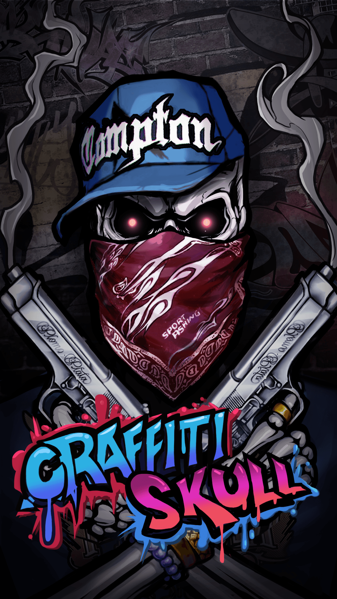 Detail Gangster Skull Wallpaper Nomer 17