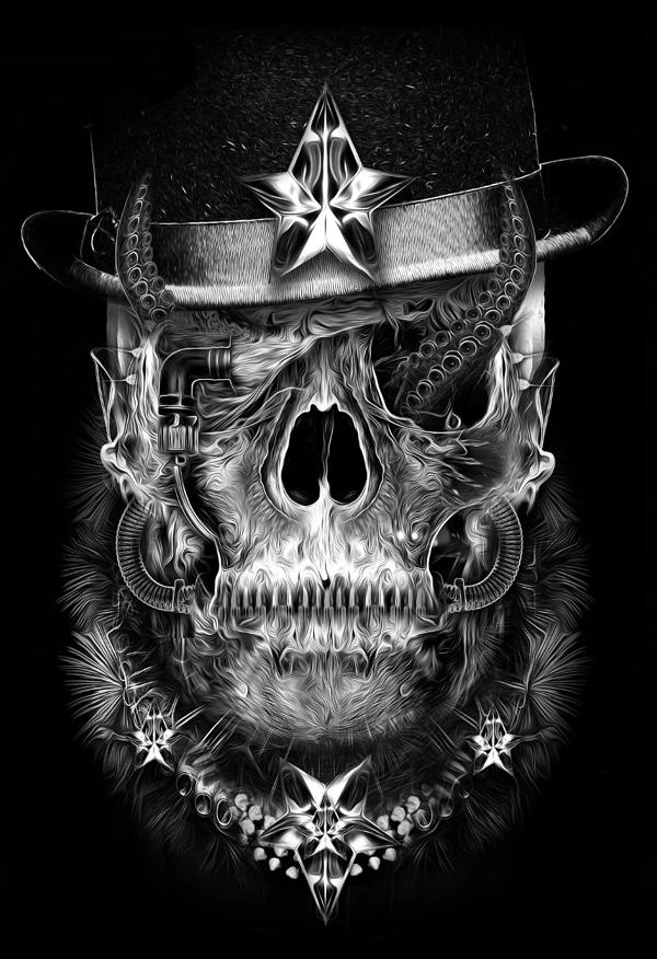 Detail Gangster Skull Wallpaper Nomer 4