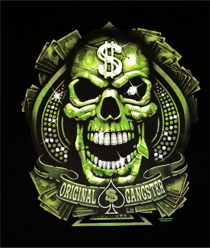 Detail Gangster Skull Wallpaper Nomer 32