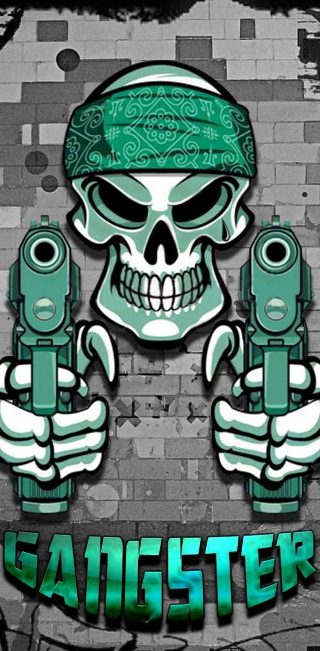 Detail Gangster Skull Wallpaper Nomer 37