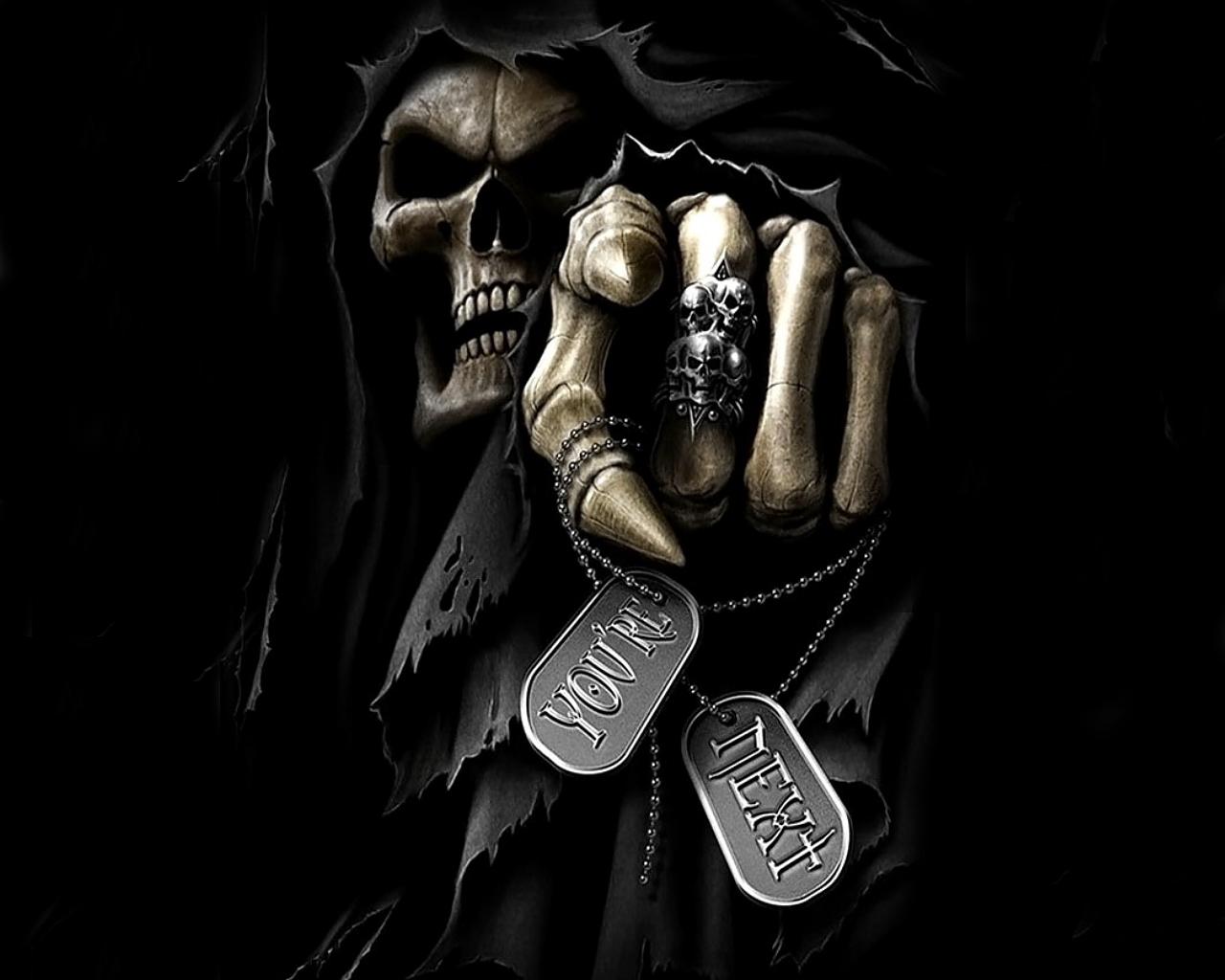 Detail Gangster Skull Wallpaper 3d Nomer 20