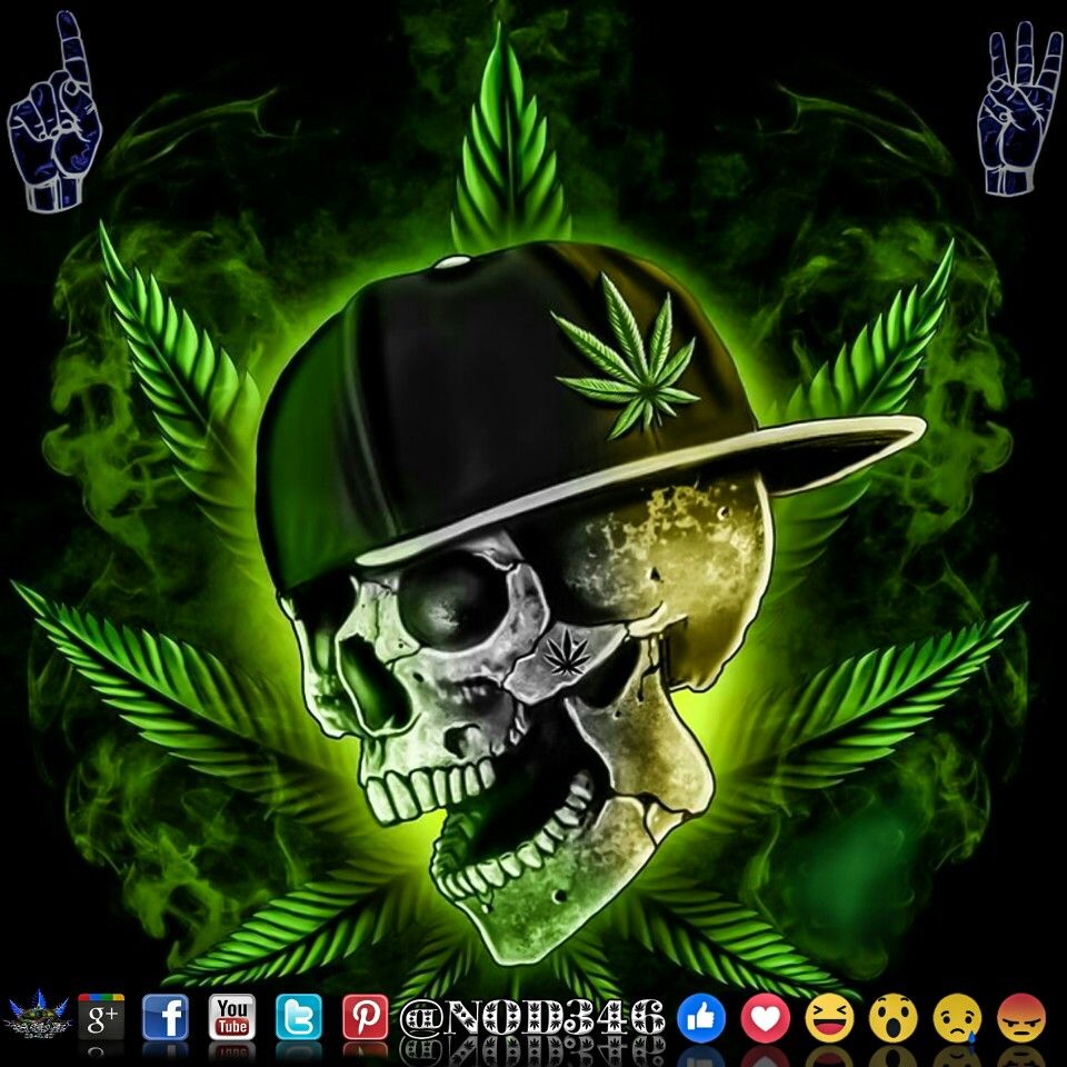 Detail Gangster Skull Wallpaper 3d Nomer 22