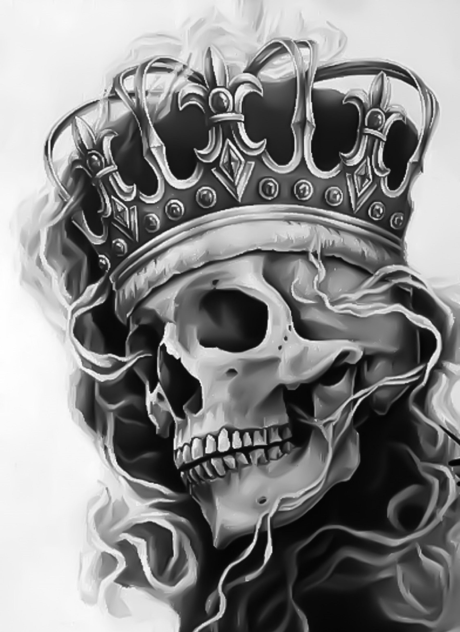 Detail Gangster Skull Wallpaper 3d Nomer 27