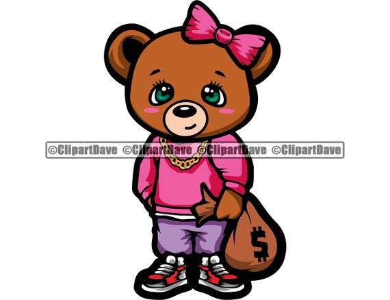 Detail Gangster Teddy Bear Drawings Nomer 16