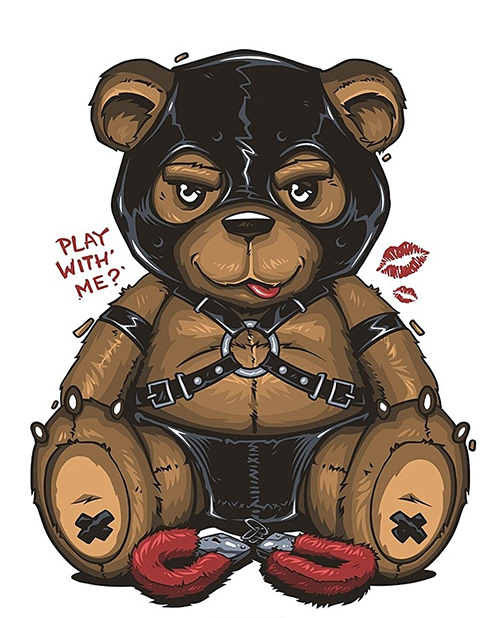 Detail Gangster Teddy Bear Drawings Nomer 40