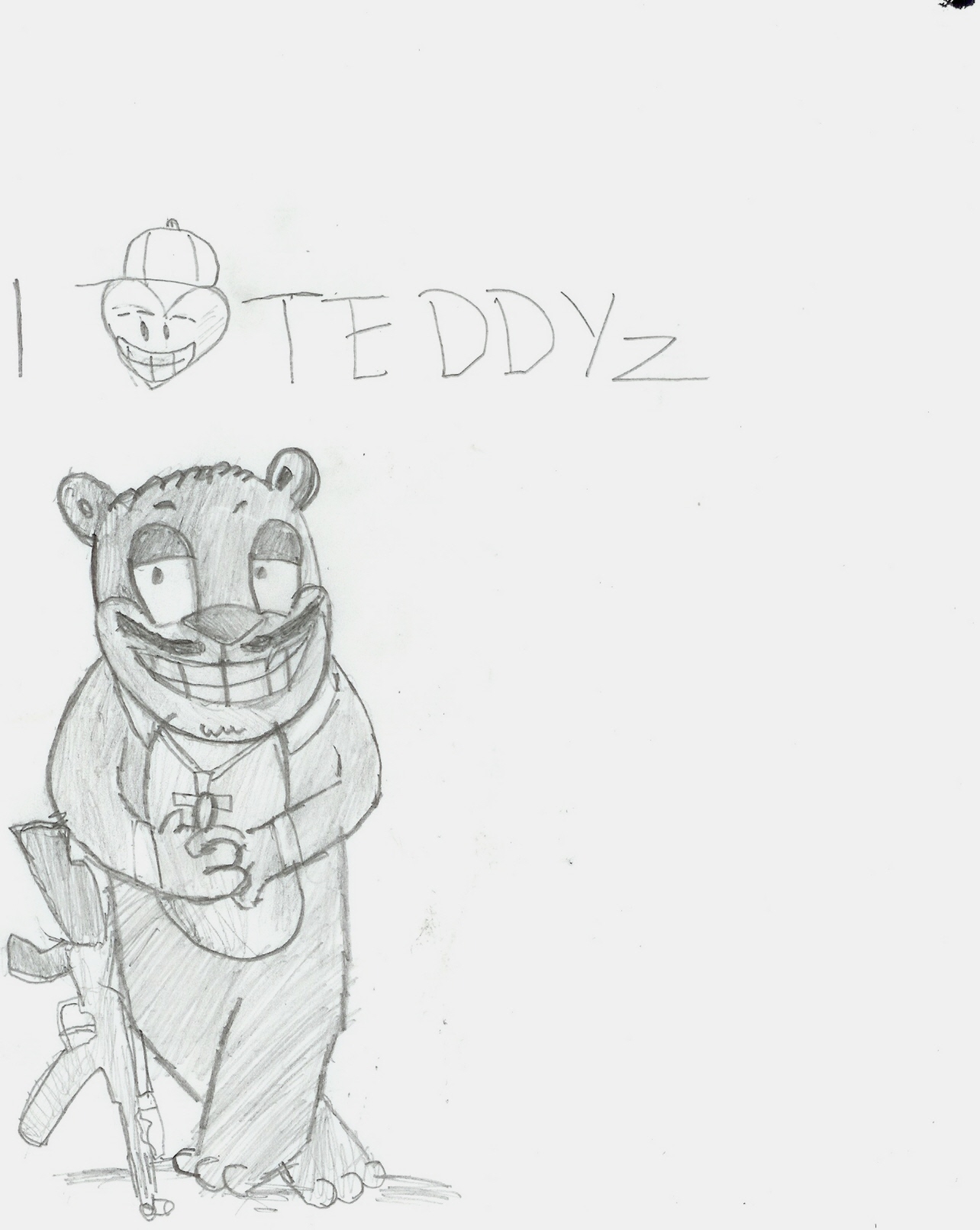 Detail Gangster Teddy Bear Drawings Nomer 53