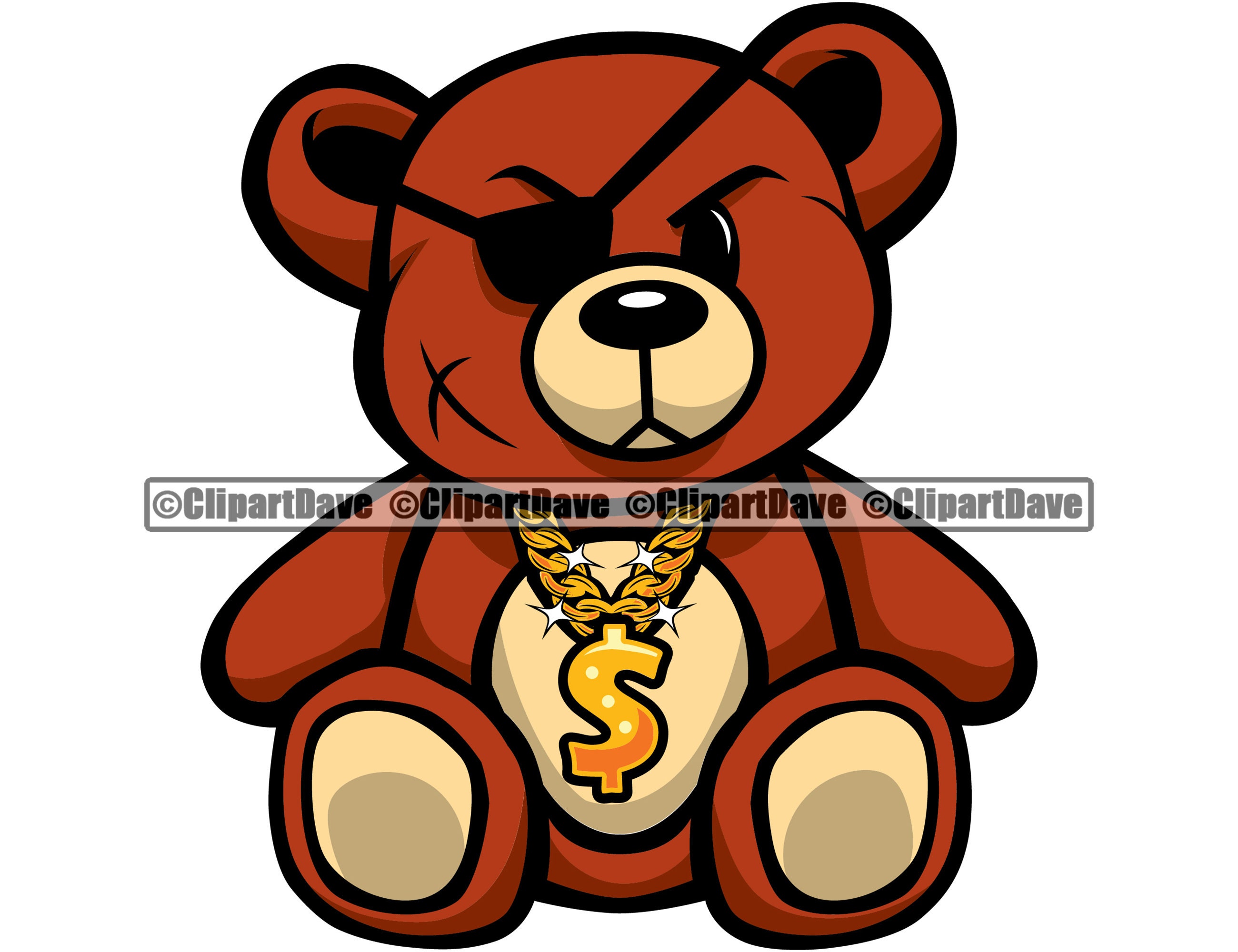 Detail Gangster Teddy Bear Logo Nomer 12