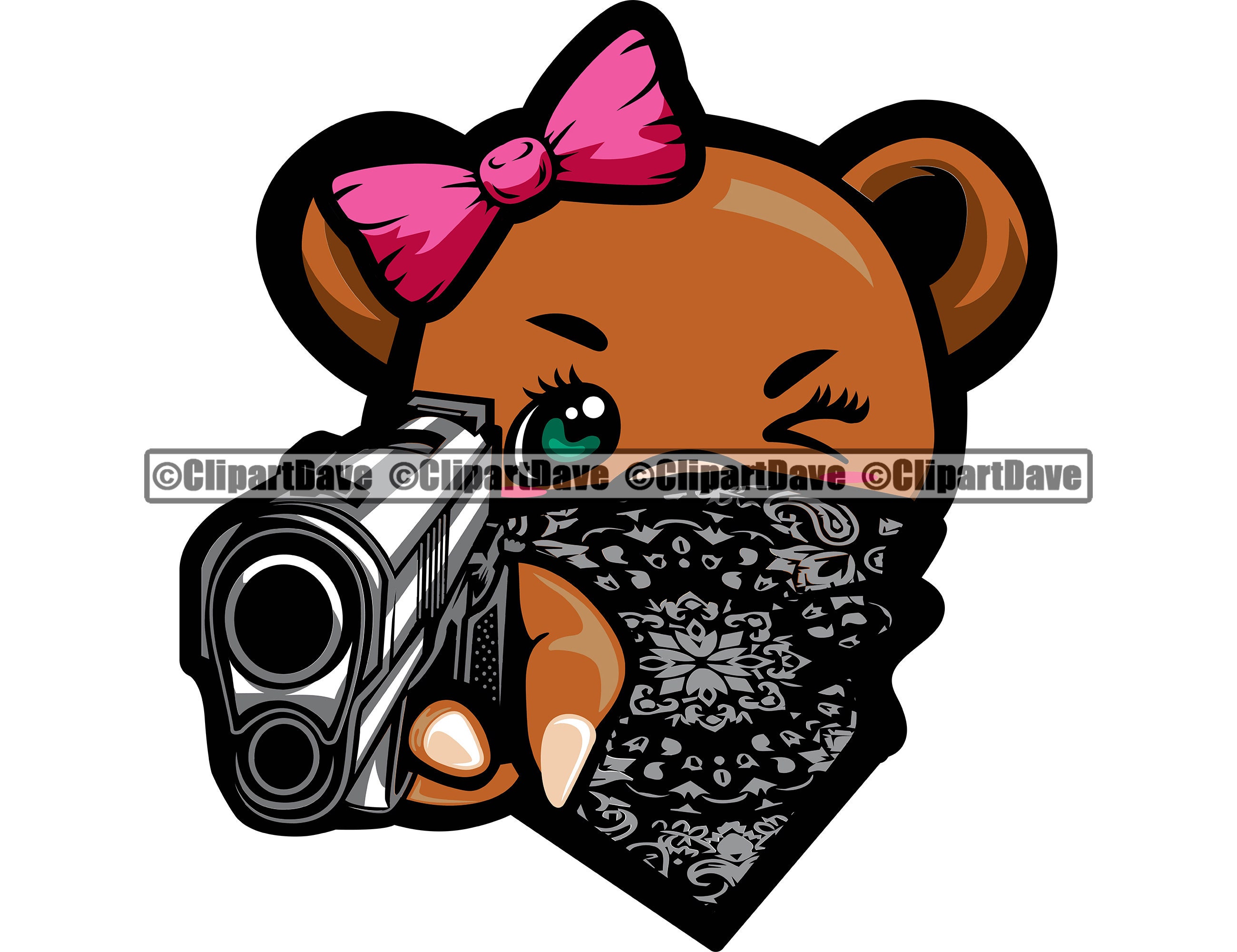 Detail Gangster Teddy Bear Logo Nomer 28