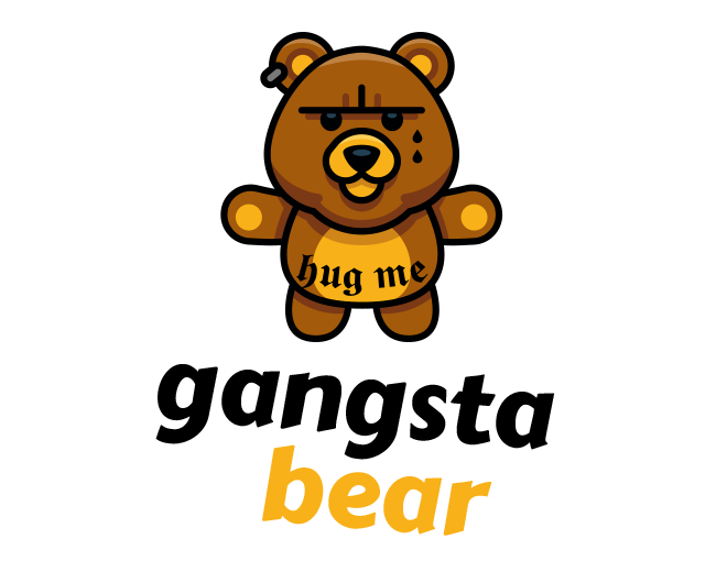 Detail Gangster Teddy Bear Logo Nomer 41