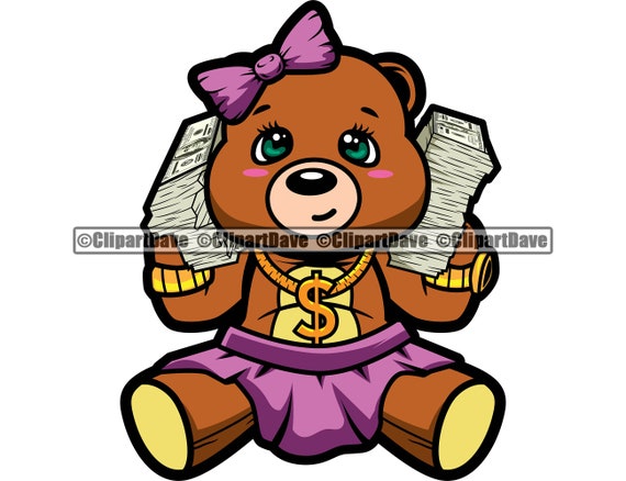 Detail Gangster Teddy Bear Logo Nomer 9