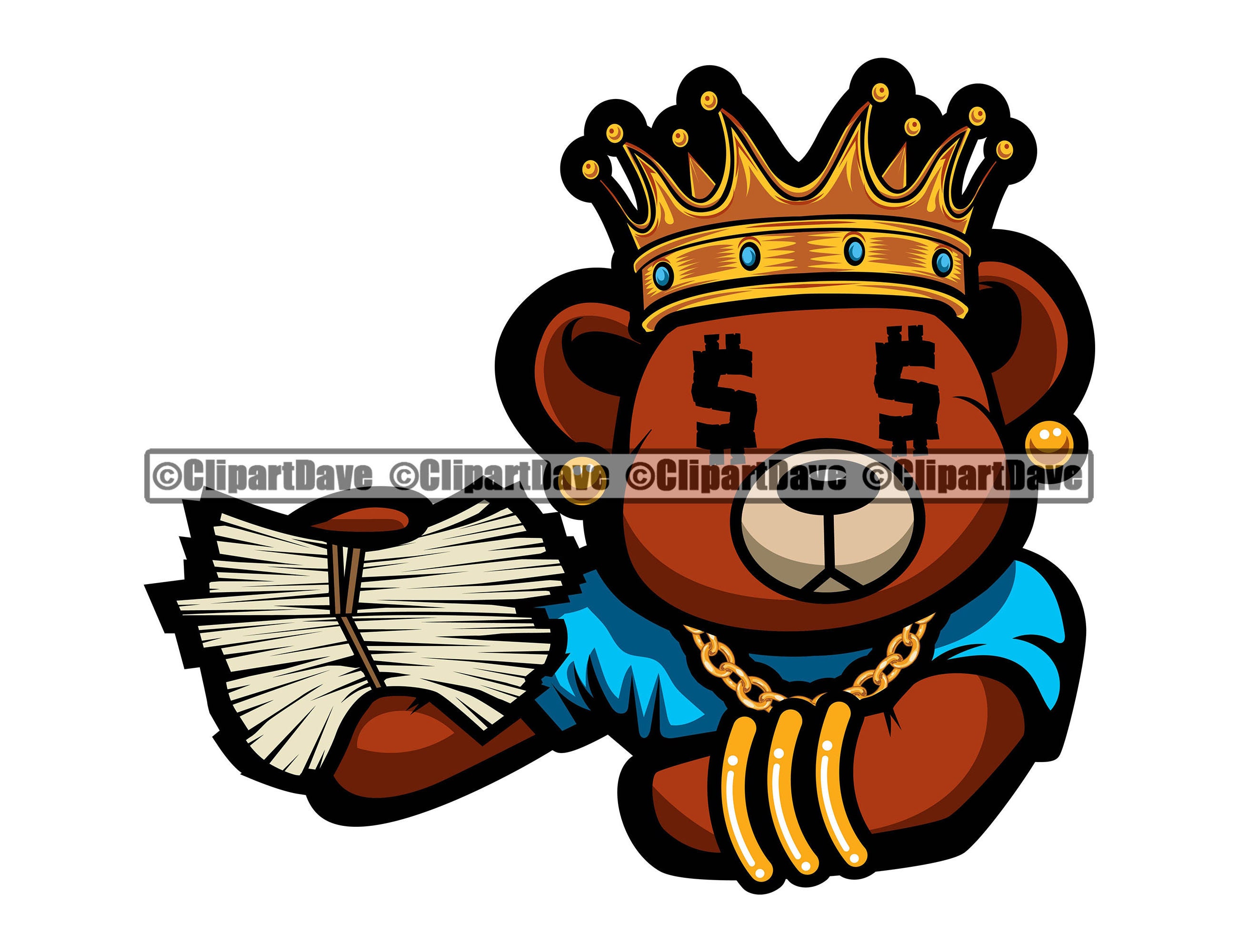 Detail Gangster Teddy Bear Logo Nomer 10