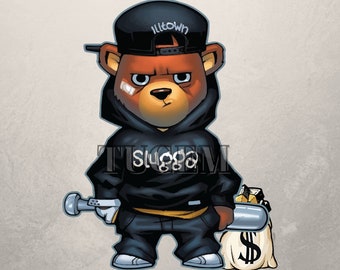 Detail Gangster Teddy Bear T Shirts Nomer 51