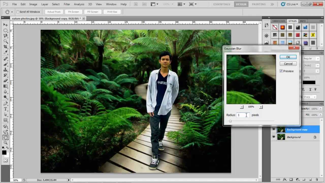 Detail Ganti Background Foto Di Photoshop Nomer 16