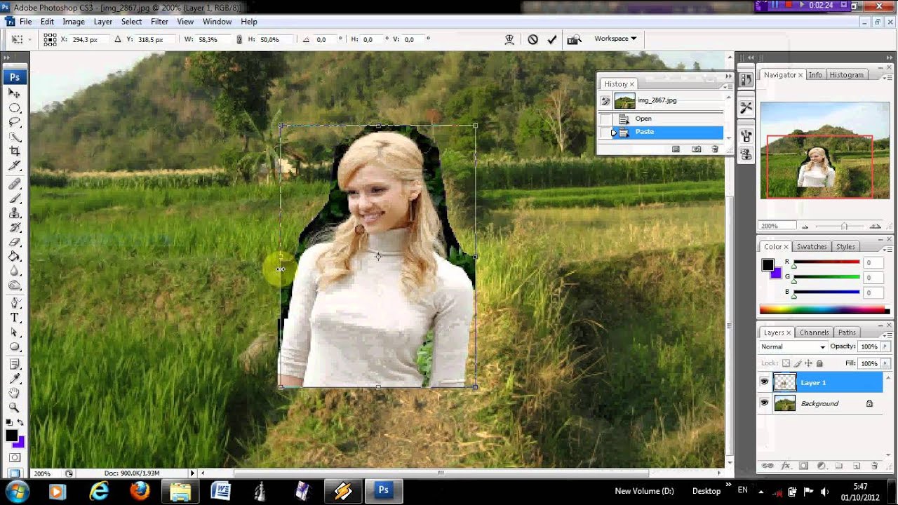 Detail Ganti Background Foto Di Photoshop Nomer 18