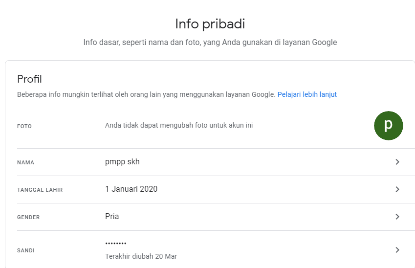 Detail Ganti Foto Profil Google Nomer 40