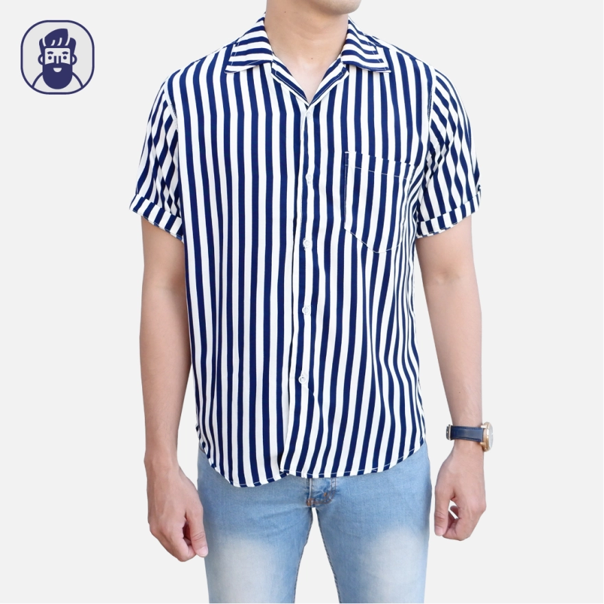 Detail Garis Biru Putih Nomer 28