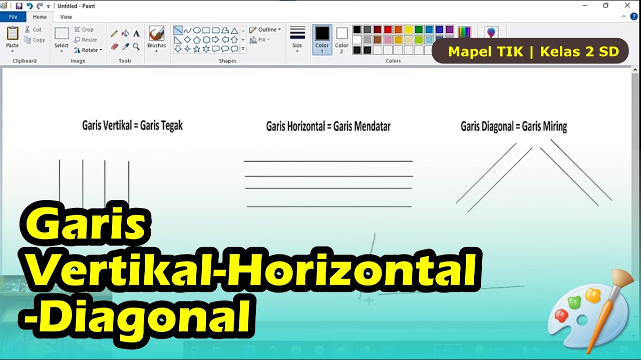 Detail Garis Horizontal Vertikal Dan Diagonal Nomer 18