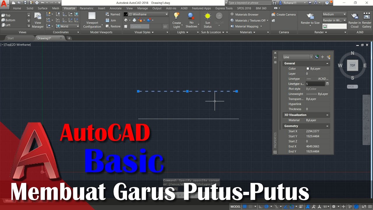 Garis Putus Putus Autocad - KibrisPDR