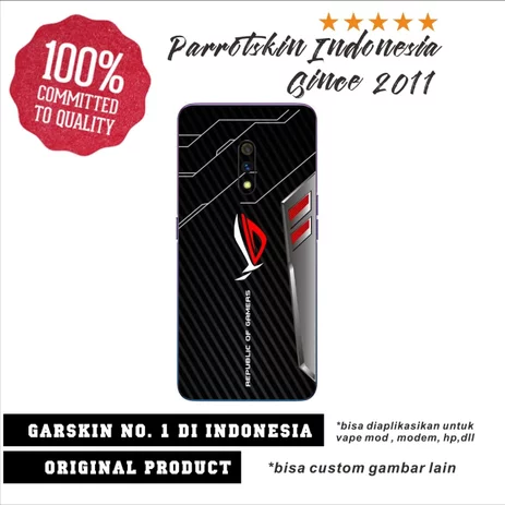 Detail Garskin Asus Rog Nomer 25