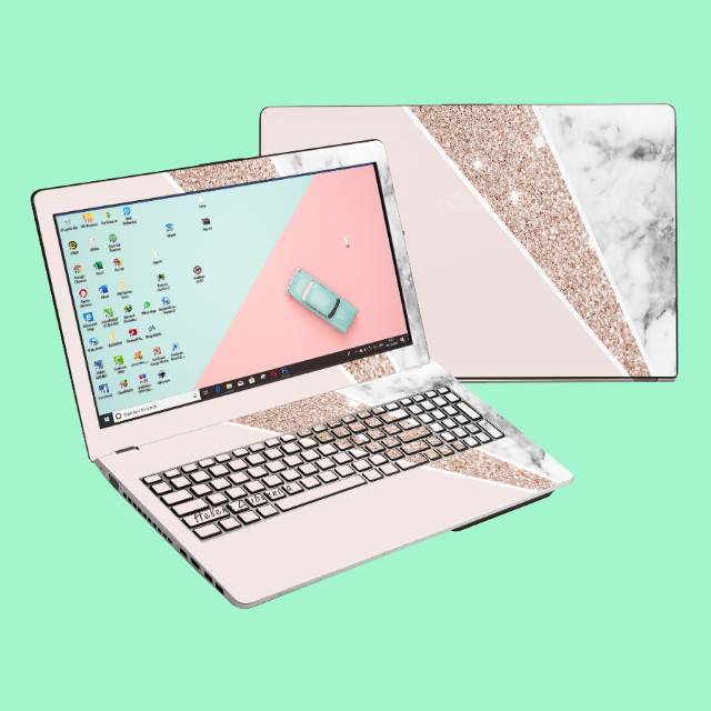 Detail Garskin Laptop Pink Nomer 6