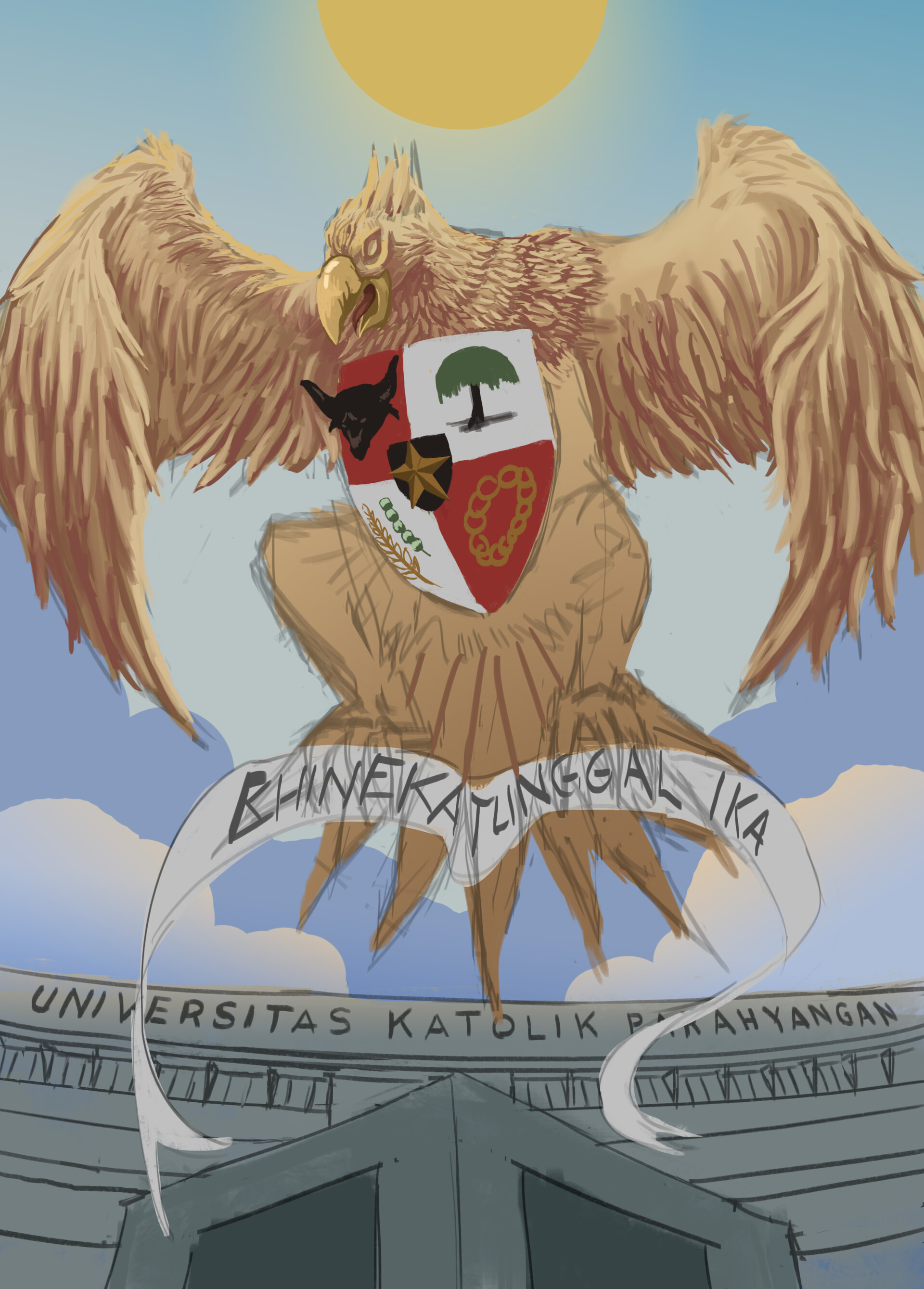 Detail Garuda Pancasila Art Nomer 35