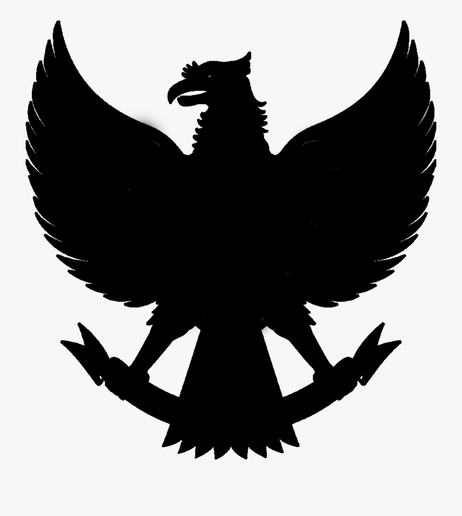 Garuda Pancasila Silhouette Vector - KibrisPDR