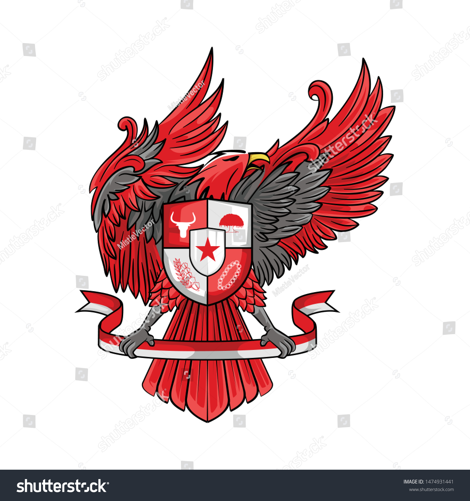 Garuda Pancasila Vector - KibrisPDR