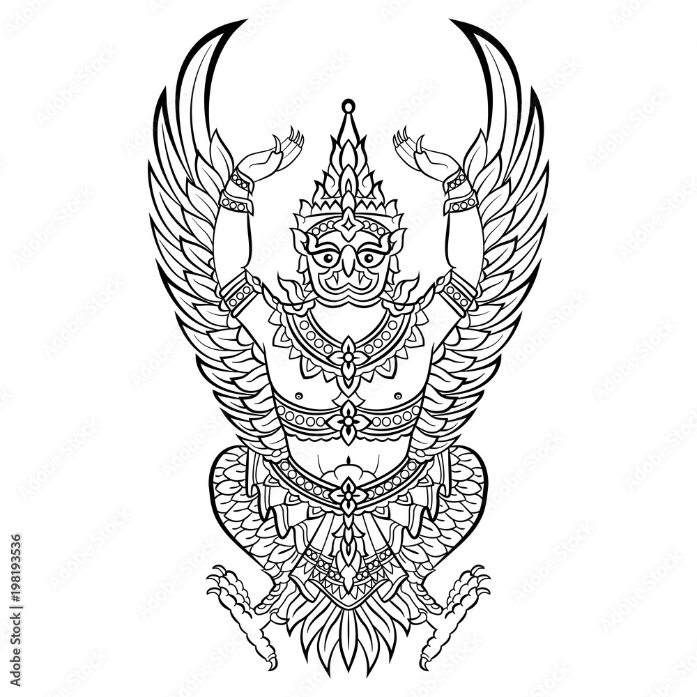 Detail Garuda Vector Art Nomer 47