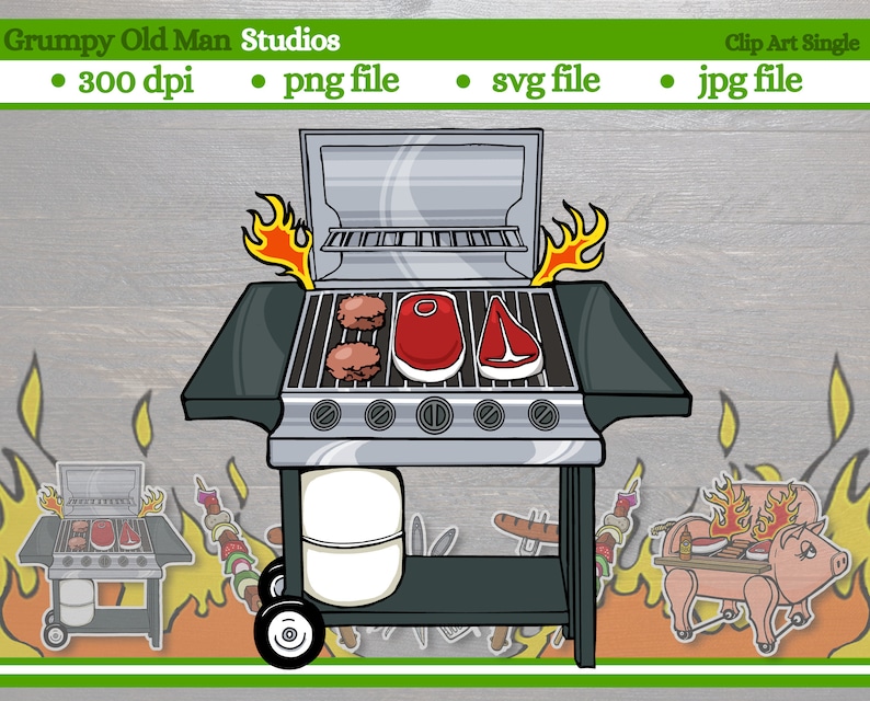 Detail Gas Grill Clipart Nomer 16
