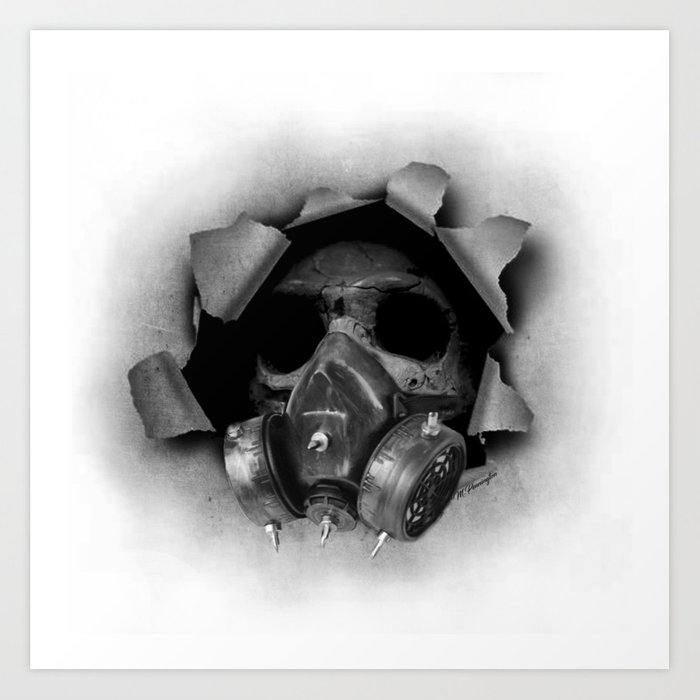 Detail Gas Mask Art Nomer 22