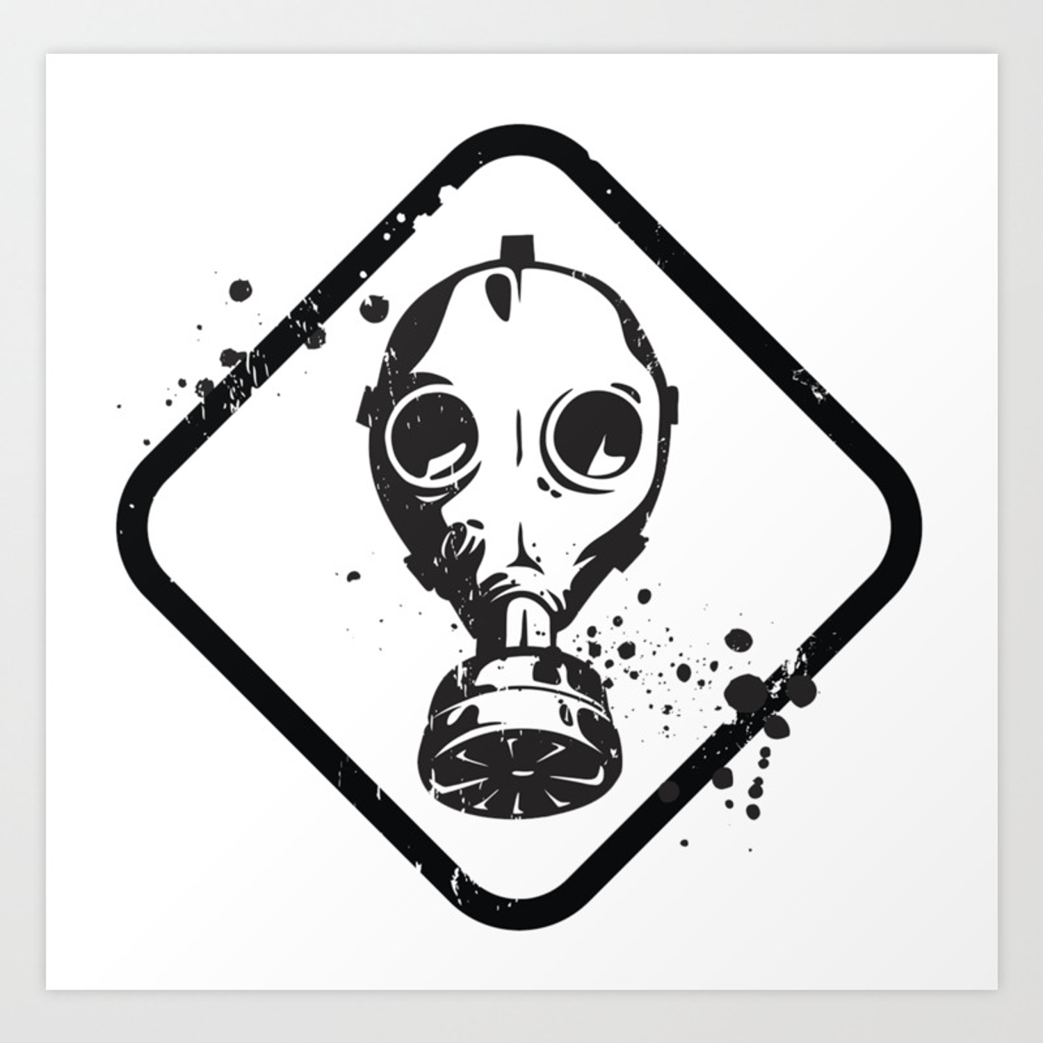 Detail Gas Mask Art Nomer 9