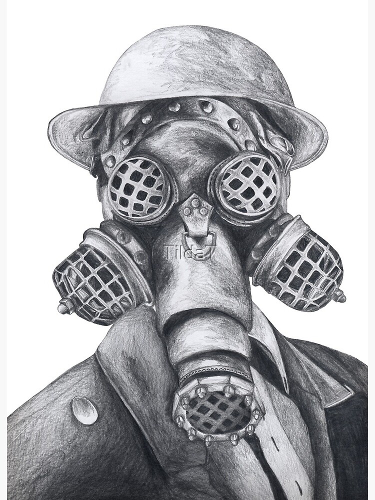 Detail Gas Mask Drawing Nomer 40