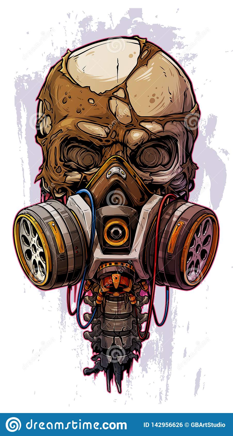 Detail Gas Mask Graphic Nomer 20