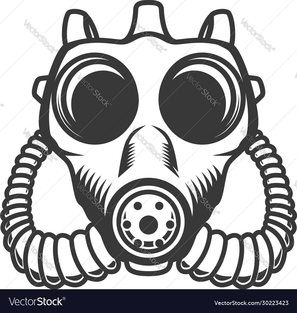 Detail Gas Mask Graphic Nomer 33