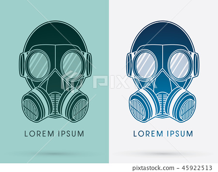 Detail Gas Mask Graphic Nomer 36