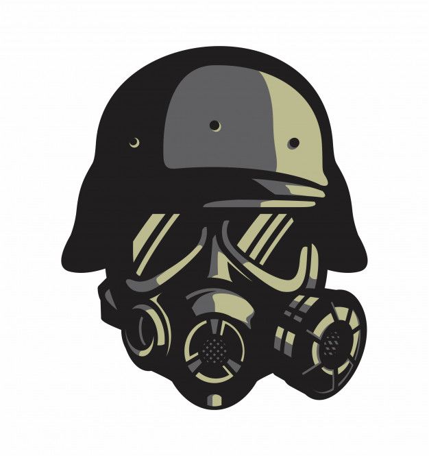 Detail Gas Mask Logo Nomer 42