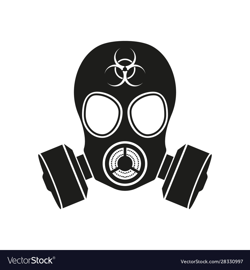 Detail Gas Mask Vector Nomer 12