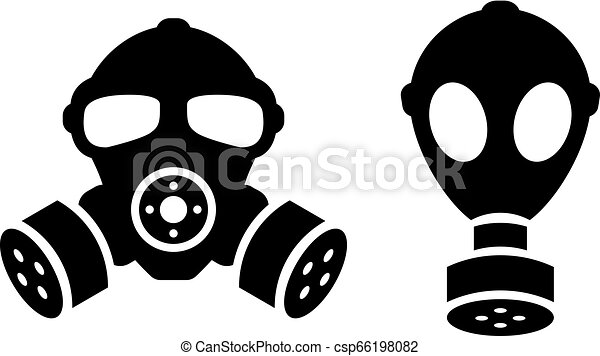 Detail Gas Mask Vector Nomer 38