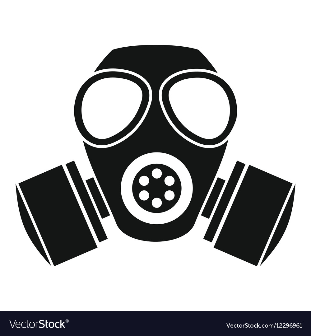 Detail Gas Mask Vector Nomer 6