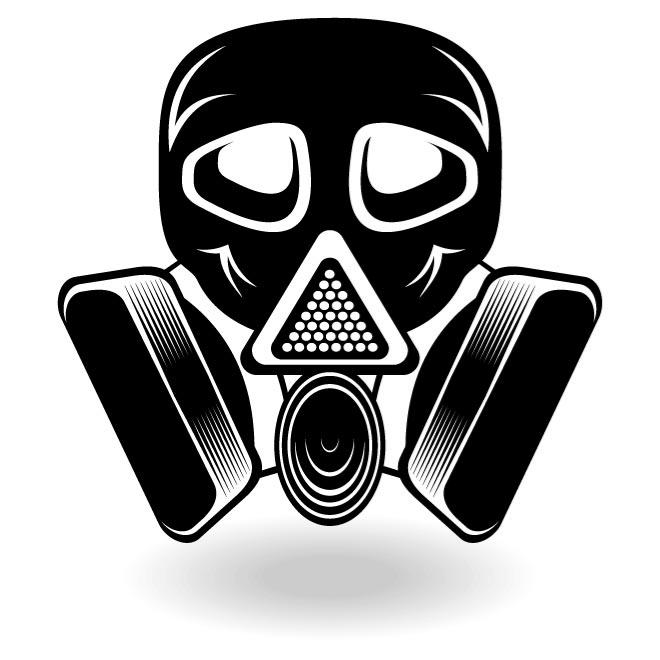 Detail Gas Mask Vector Nomer 51