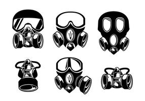 Detail Gas Mask Vector Nomer 7